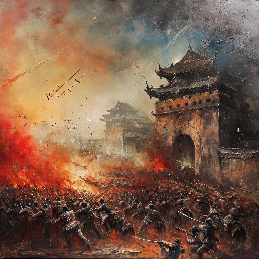 胜负难料艰难角逐中的激烈大战的简单介绍